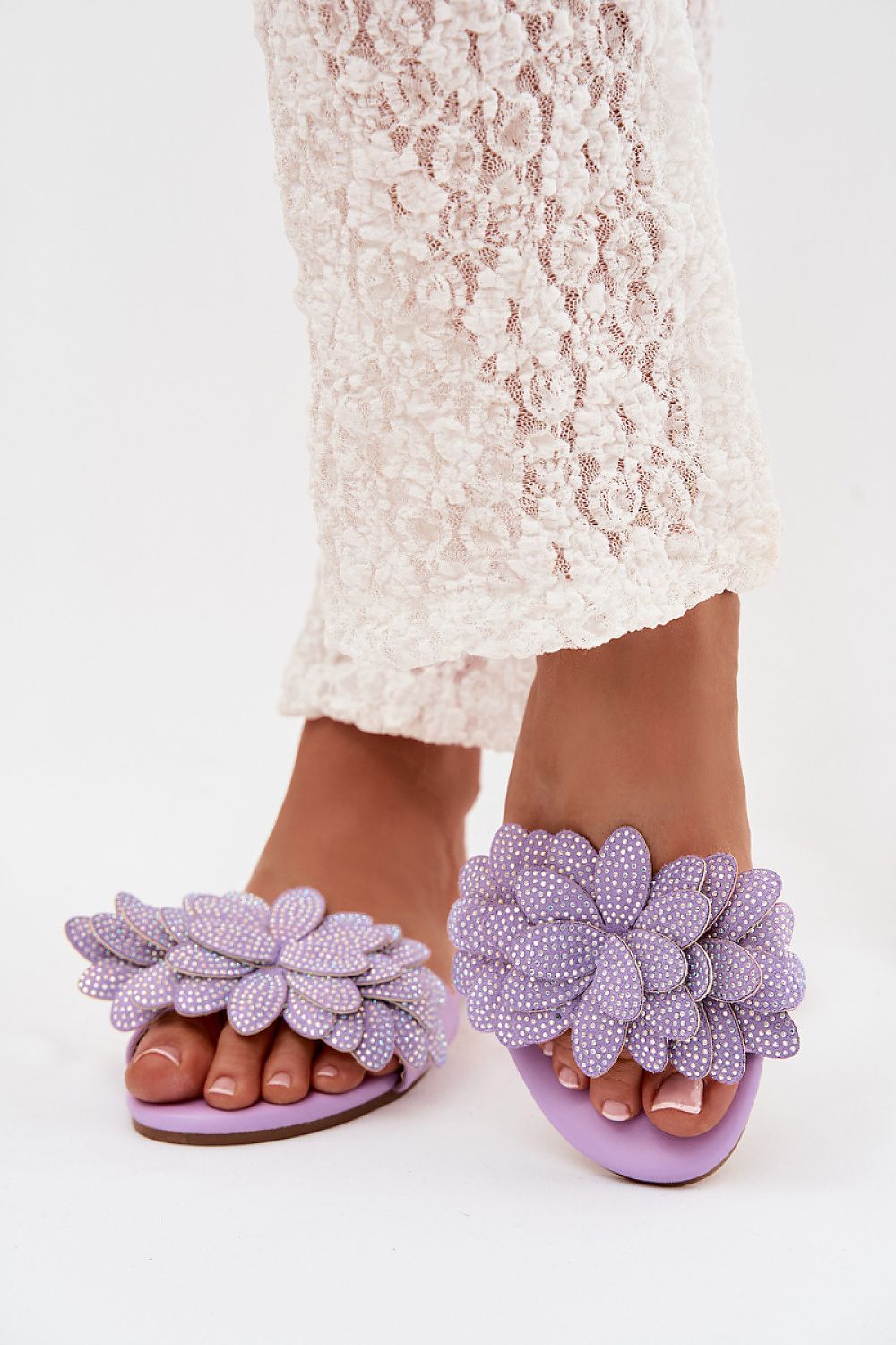 Women’s Beaded Flat Sandals-Women's Sandals-LeStyleParfait