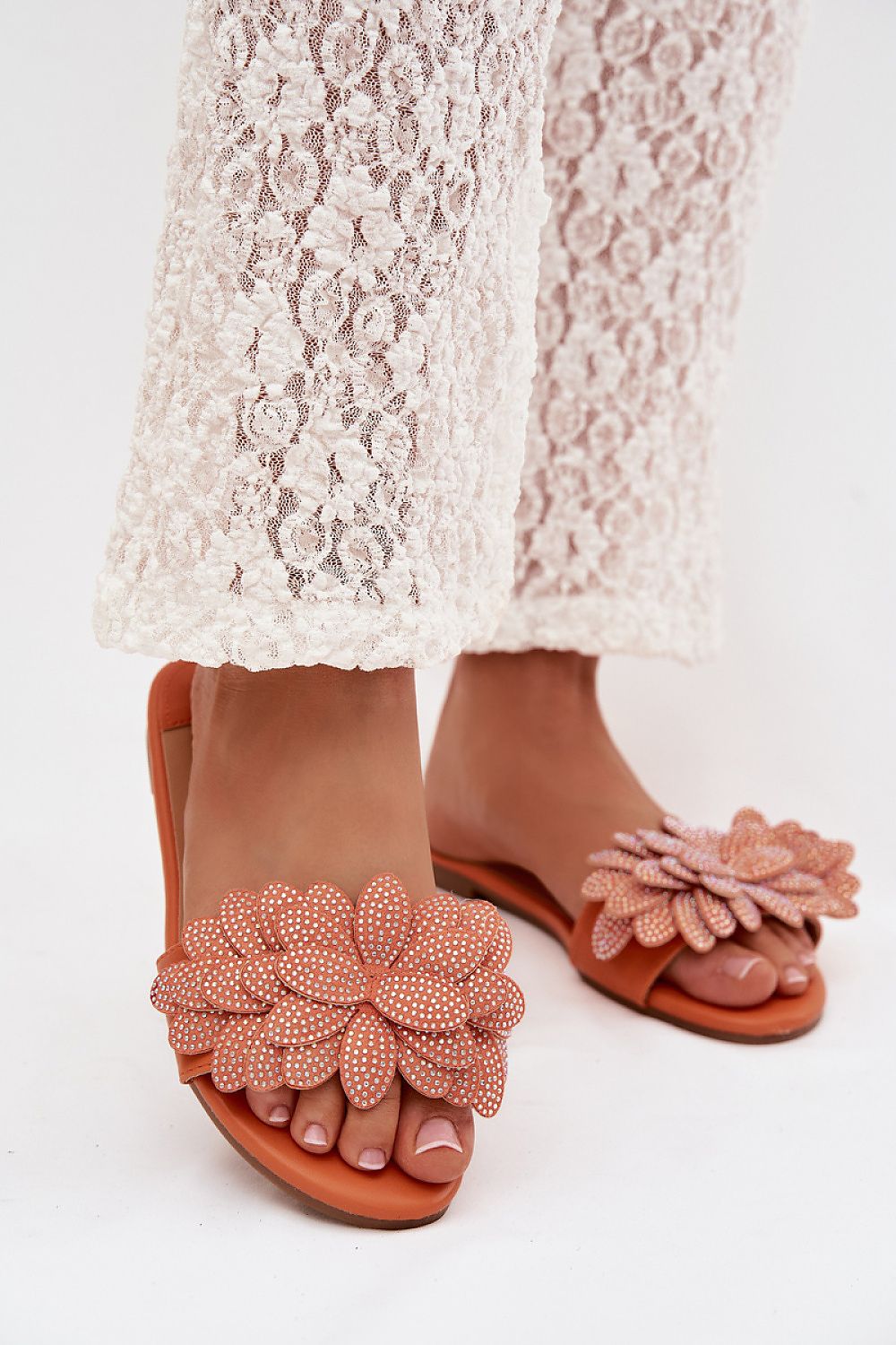 Women’s Beaded Flat Sandals-Women's Sandals-LeStyleParfait