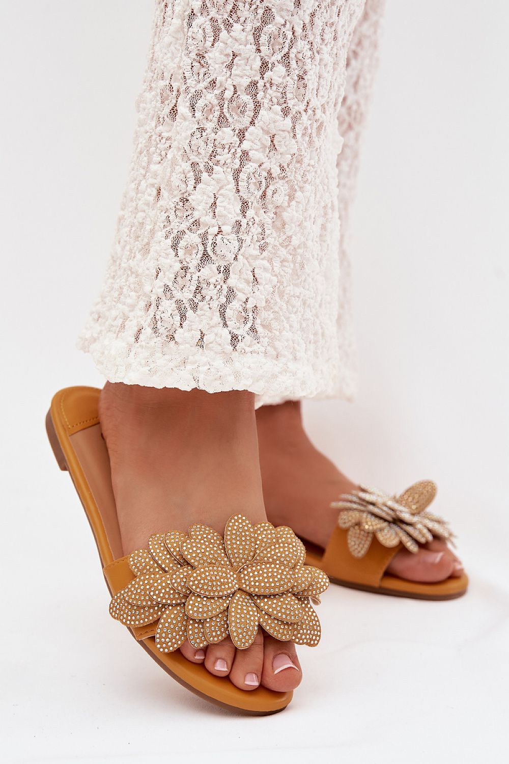 Women’s Beaded Flat Sandals-Women's Sandals-LeStyleParfait