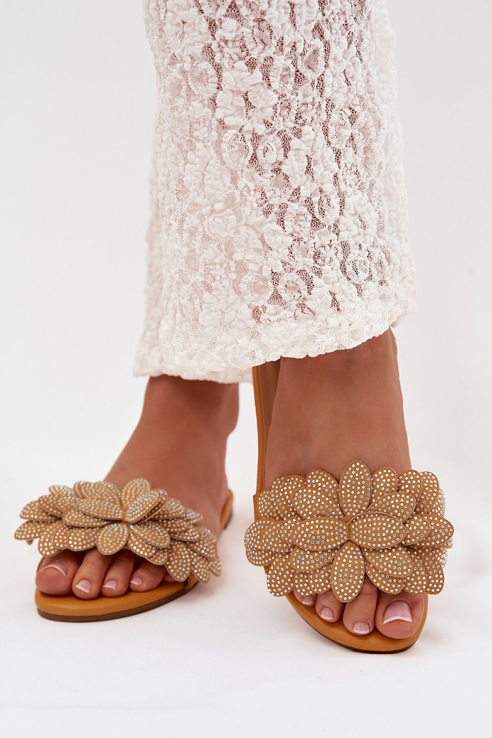 Women’s Beaded Flat Sandals-Women's Sandals-LeStyleParfait