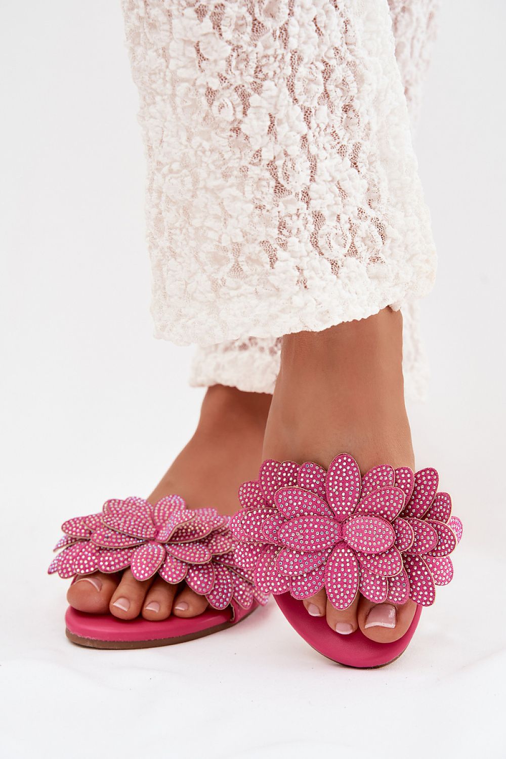 Women’s Beaded Flat Sandals-Women's Sandals-LeStyleParfait