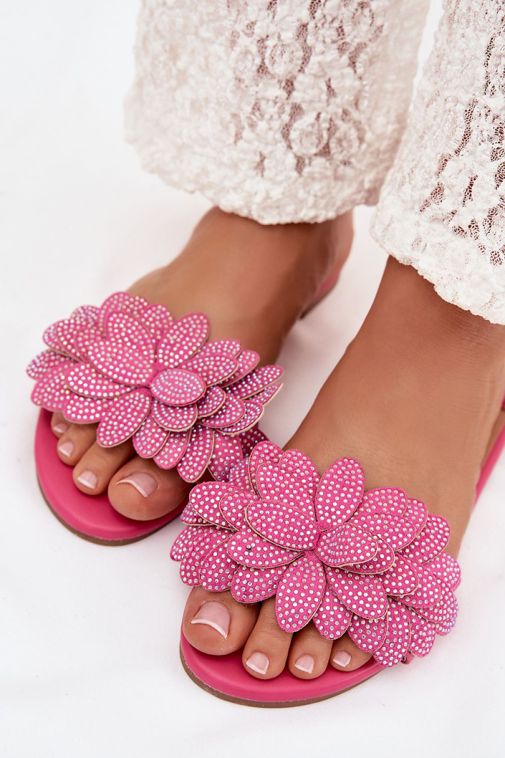 Women’s Beaded Flat Sandals-Women's Sandals-LeStyleParfait