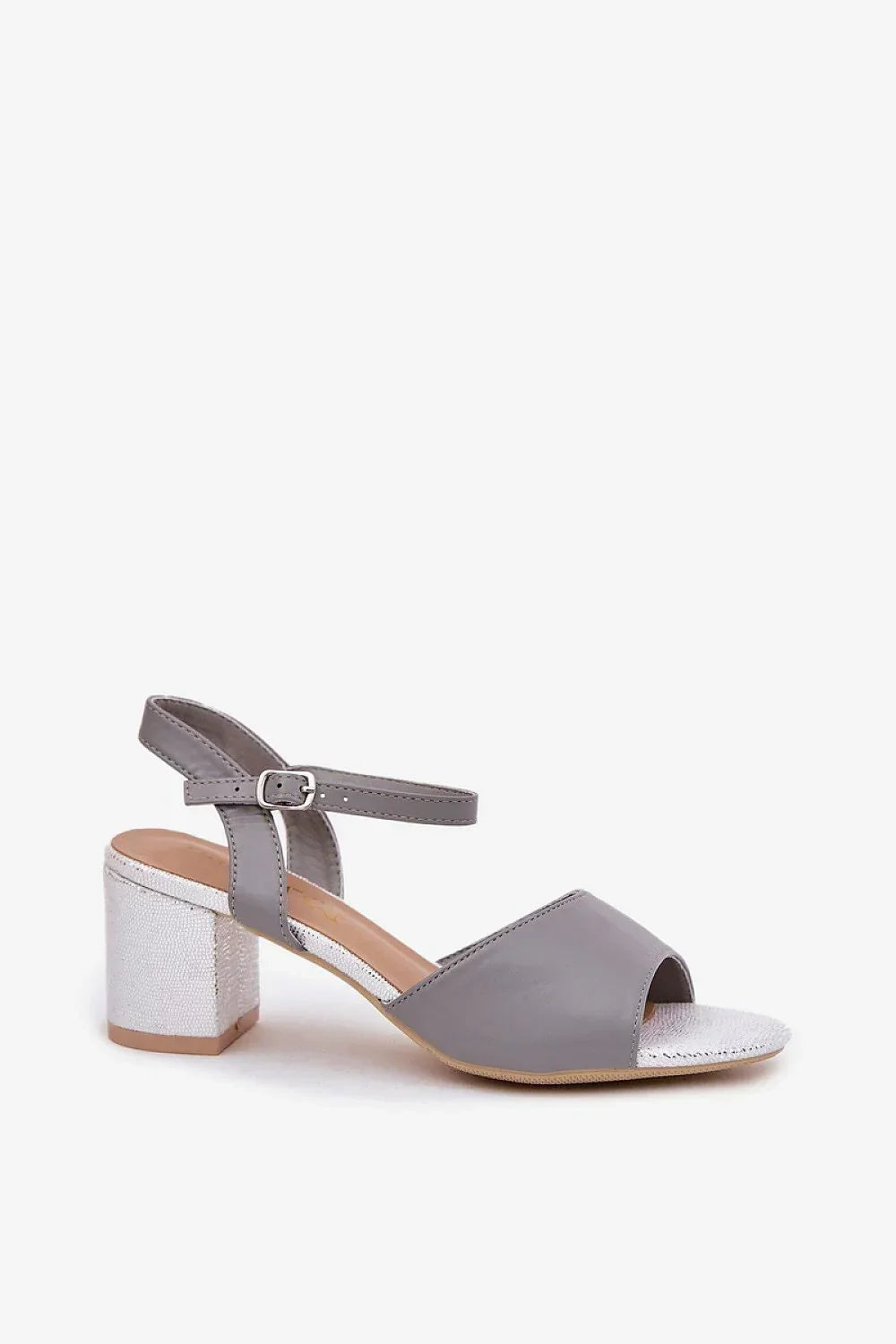 Women’s Buckle Block Heel Sandals-Women's Sandals-LeStyleParfait