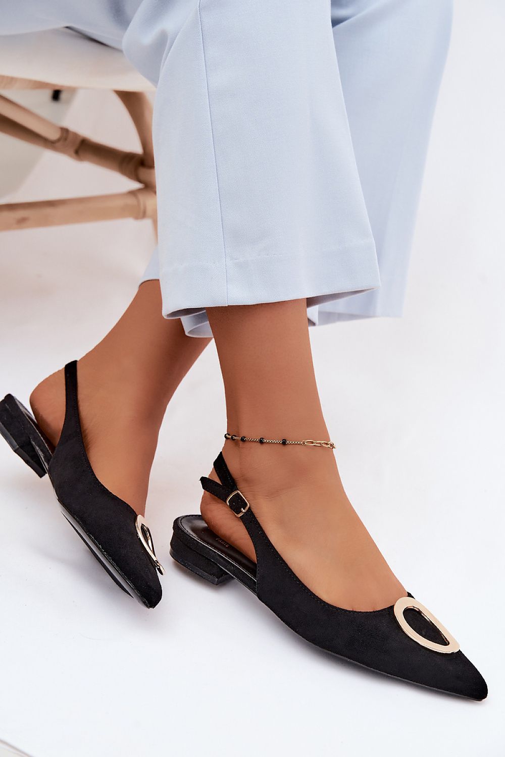 Women’s Buckle Flat Sandals-Women's Sandals-LeStyleParfait