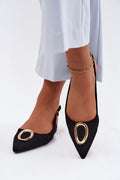 Women’s Buckle Flat Sandals-Women's Sandals-LeStyleParfait