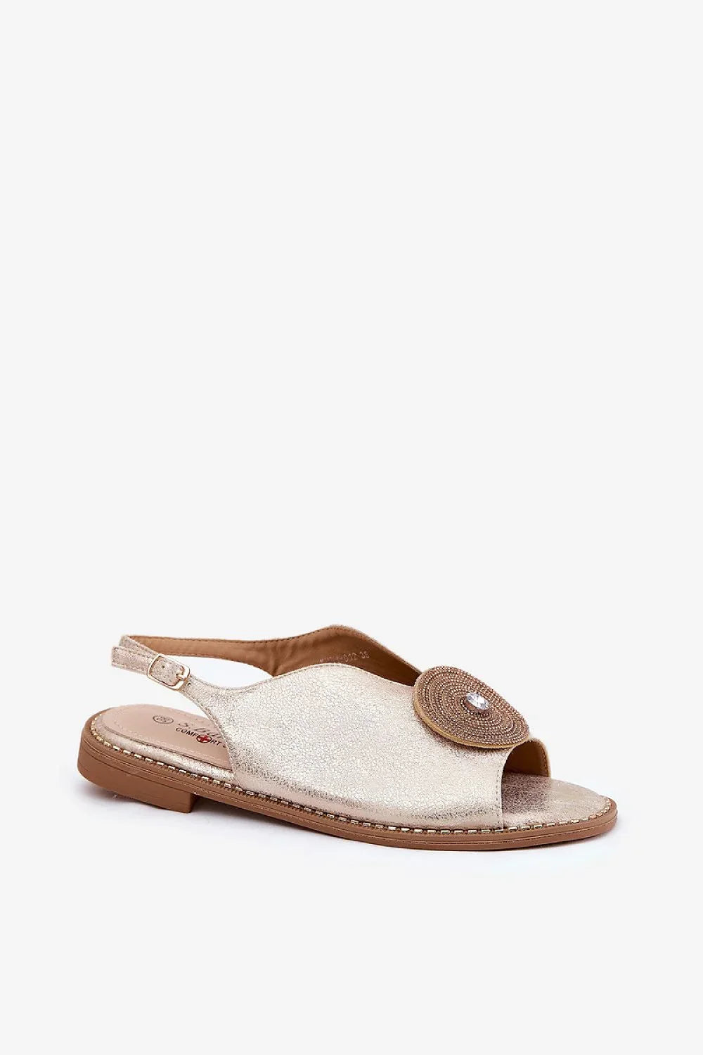 Women’s Buckle Strap Flat Sandals-Women's Sandals-LeStyleParfait