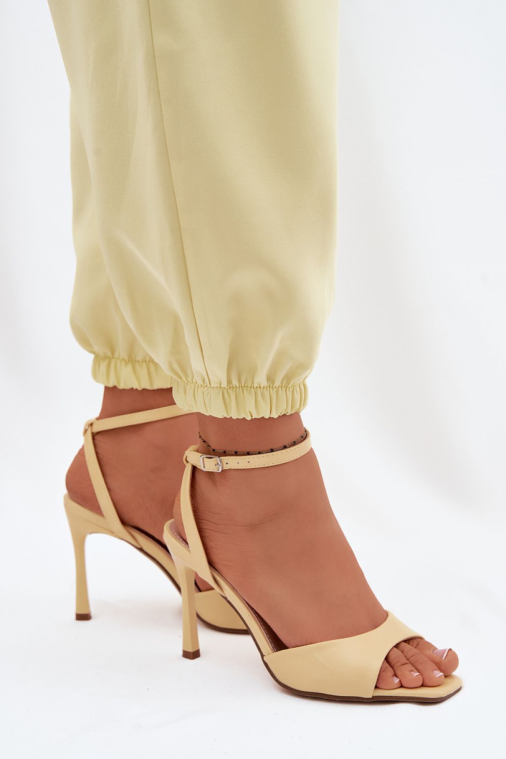 Women’s Buckle Strap Stiletto Sandals-Women's Sandals-LeStyleParfait