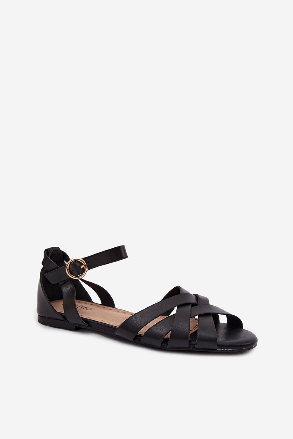Women’s Casual Buckle Flat Sandals-Women's Sandals-LeStyleParfait