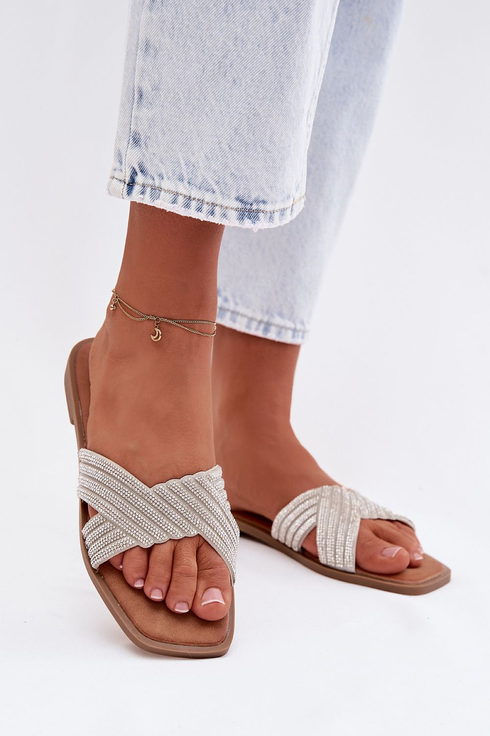 Women’s Casual Flat Slip-On Sandals-Women's Sandals-LeStyleParfait