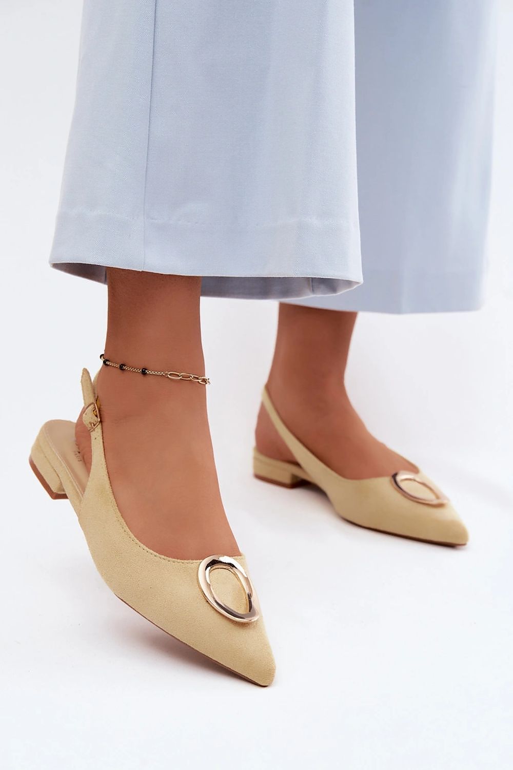 Women’s Casual Flat Suede Sandals-Women's Sandals-LeStyleParfait