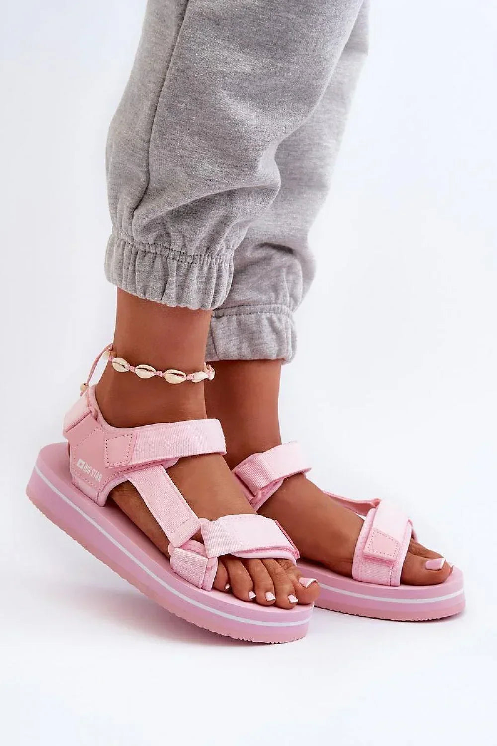 Women’s Casual Velcro Platform Sandals-Women's Sandals-LeStyleParfait