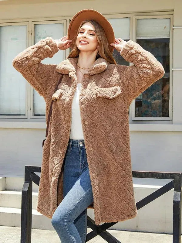 Women's Checked Winter Shirt-Women's Shirts-LeStyleParfait