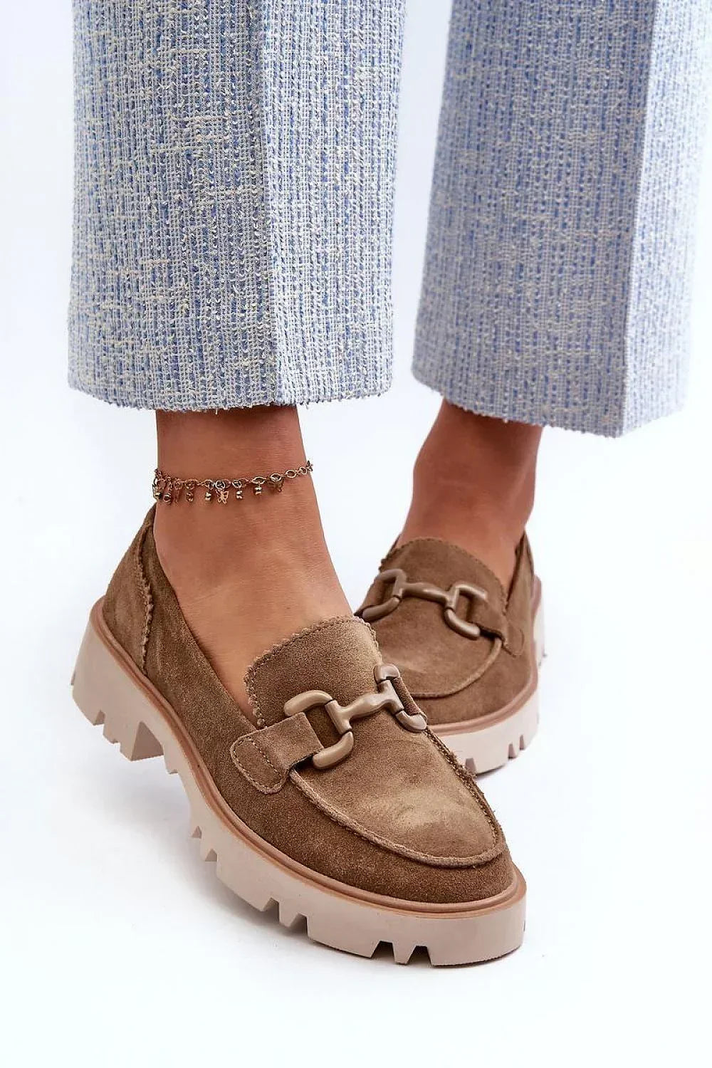 Women’s Chunky Horsebit Moccasin Loafers