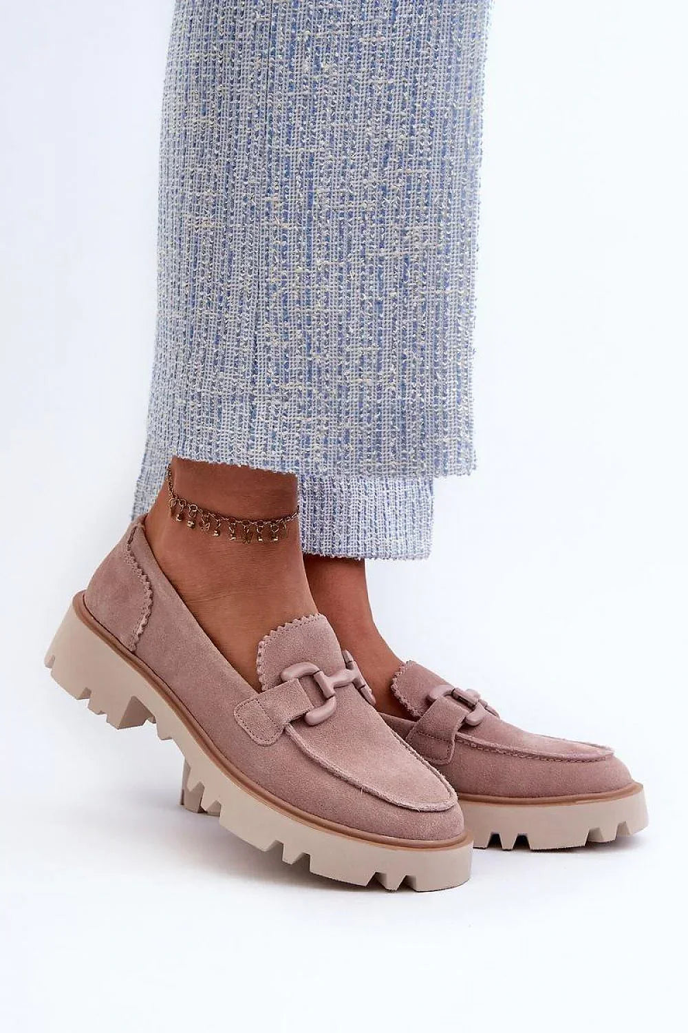 Women’s Chunky Horsebit Moccasin Loafers