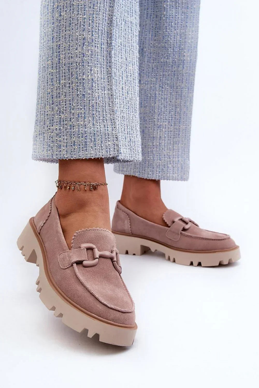 Women’s Chunky Horsebit Moccasin Loafers