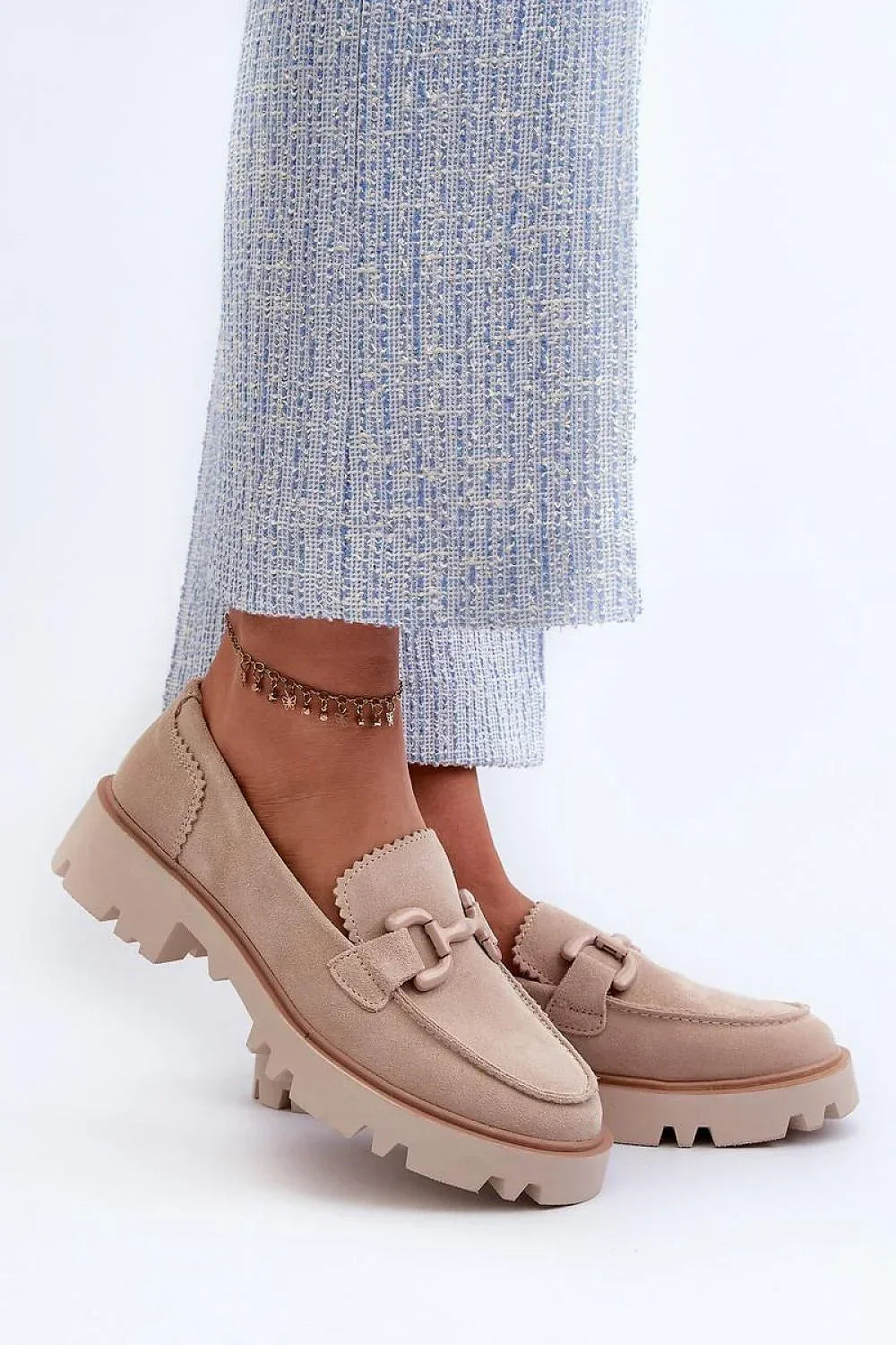Women’s Chunky Horsebit Moccasin Loafers
