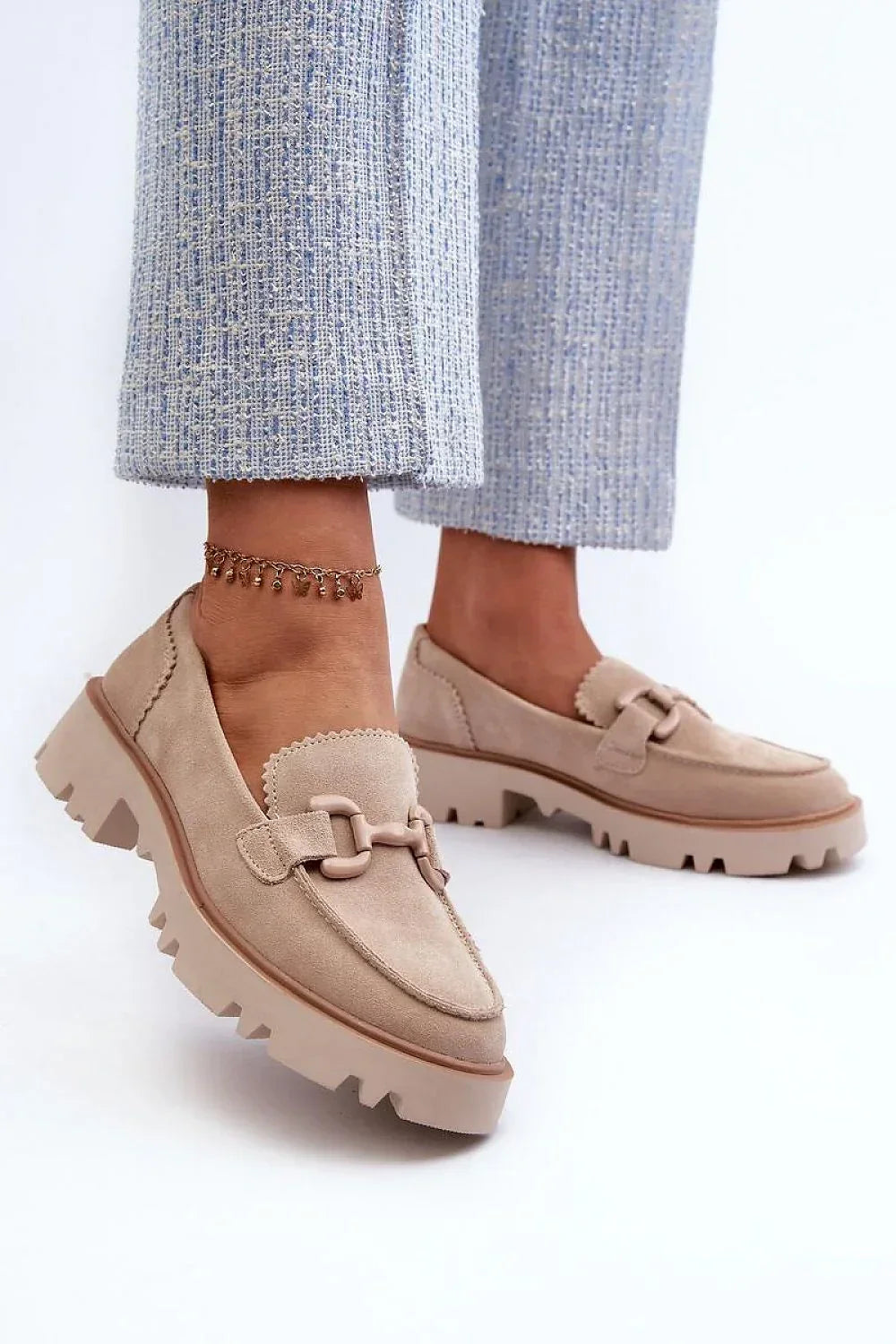 Women’s Chunky Horsebit Moccasin Loafers