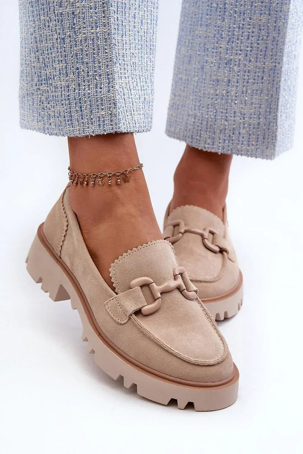 Women’s Chunky Horsebit Moccasin Loafers