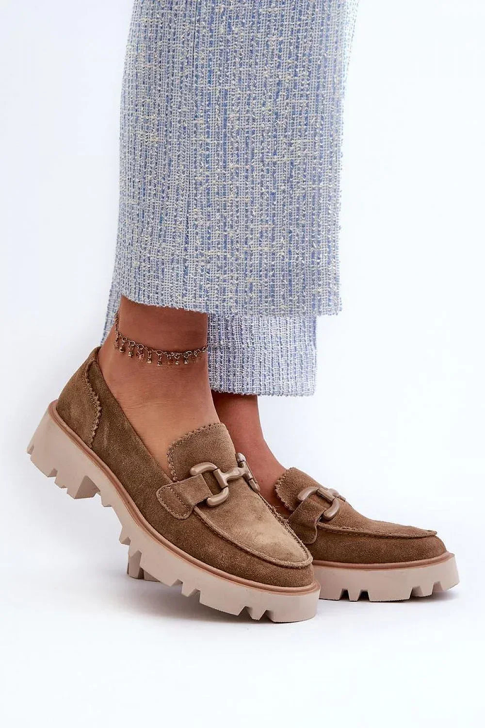 Women’s Chunky Horsebit Moccasin Loafers