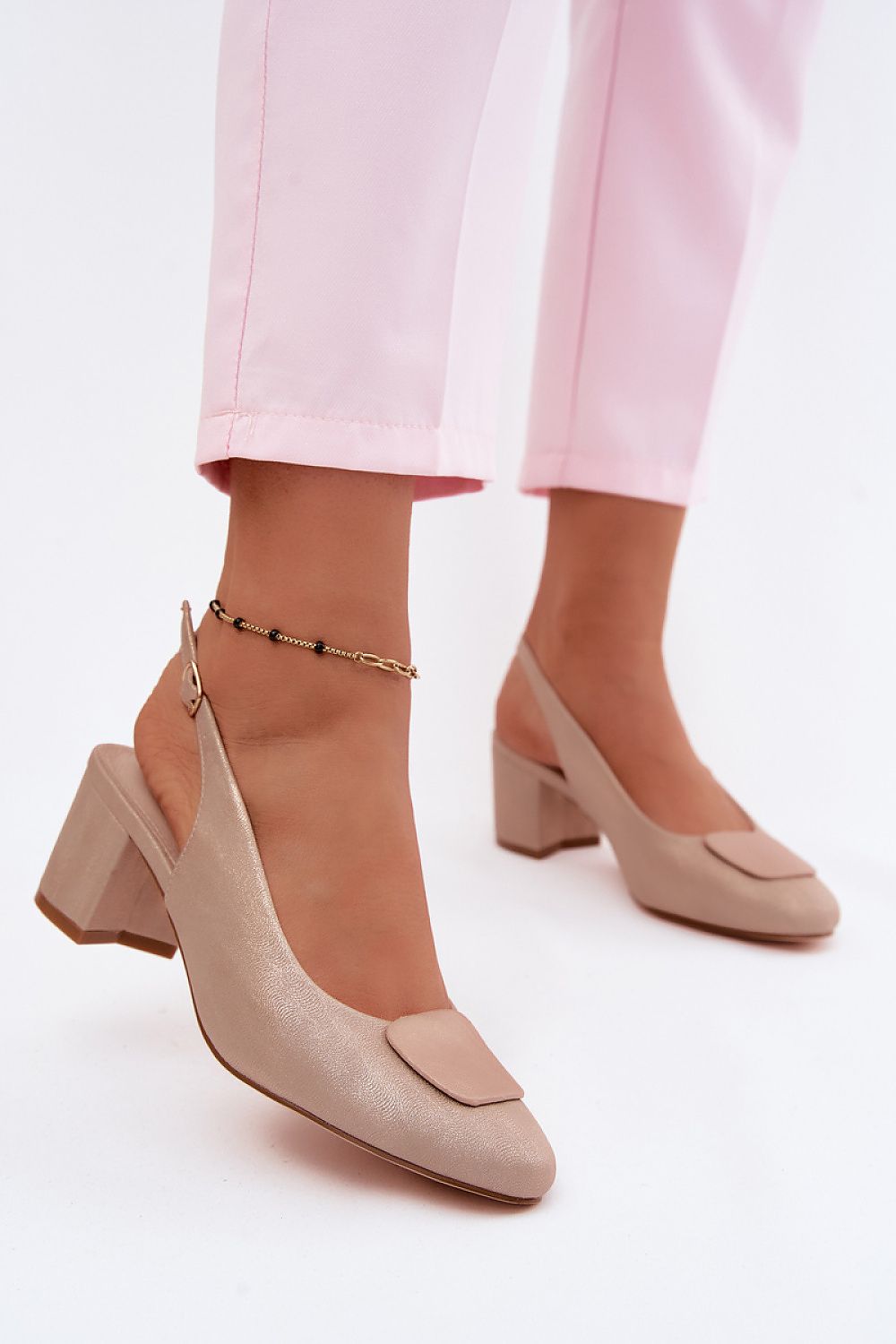 Women’s Daily Wear Block Heel Sandals-Women's Sandals-LeStyleParfait
