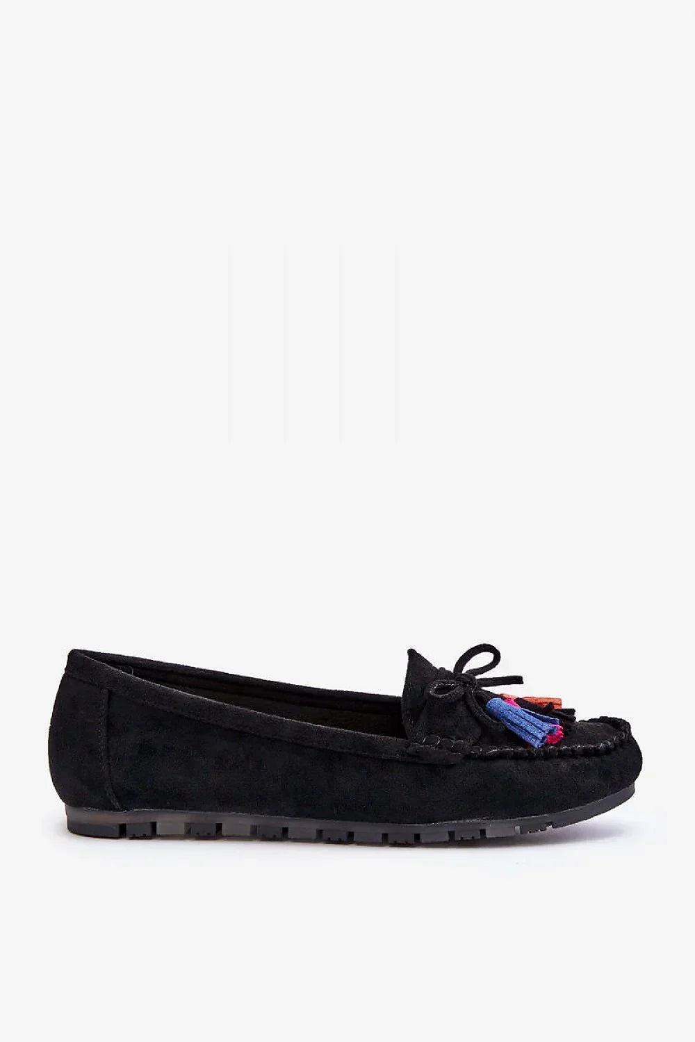Women’s eco suede tassel driving moccasin loafers, lightweight flat women’s driving shoes with leather insole