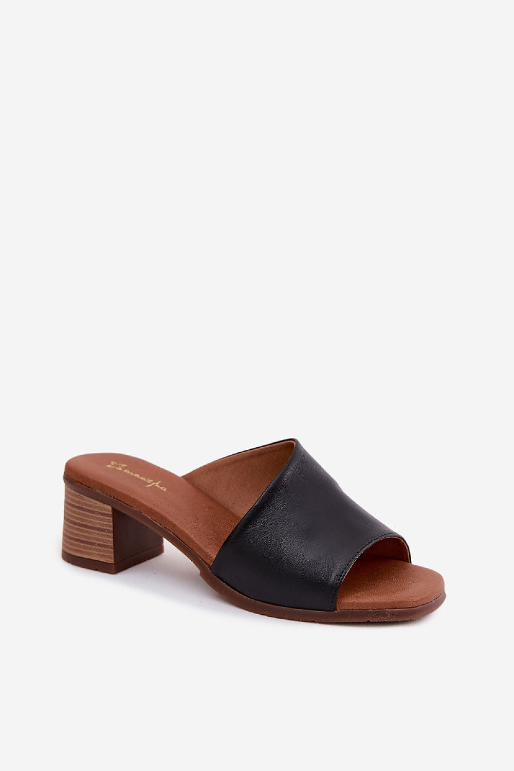Women’s Everyday Leather Heel Sandals-Women's Sandals-LeStyleParfait