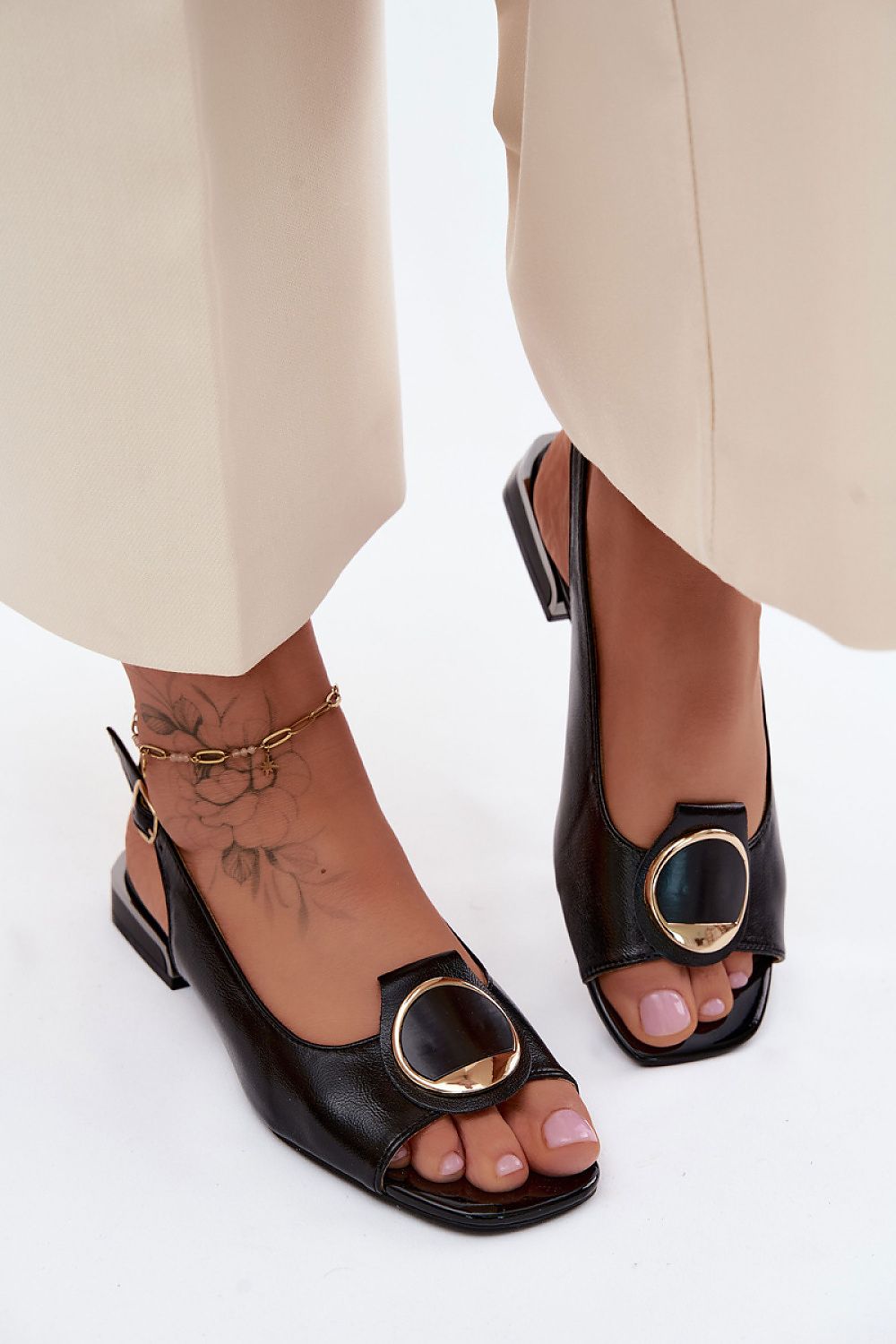 Women’s Flat Buckle Sandals-Women's Sandals-LeStyleParfait