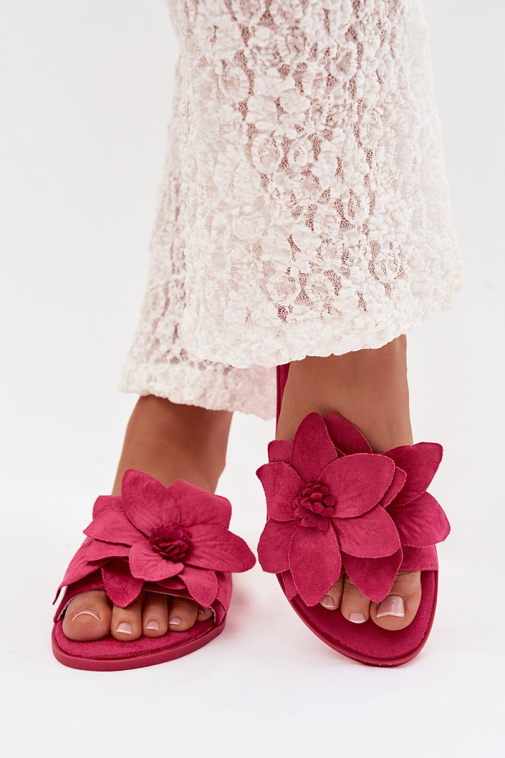 Women’s Floral Flat Sandals-Women's Sandals-LeStyleParfait