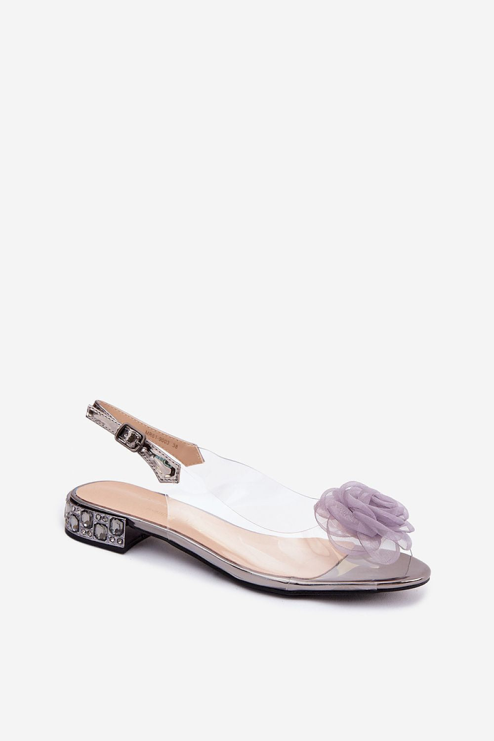 Women’s Floral Slingback Flat Sandals-Women's Sandals-LeStyleParfait