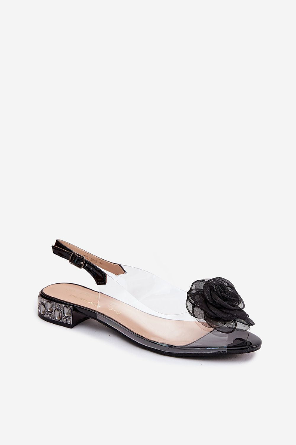Women’s Floral Slingback Flat Sandals-Women's Sandals-LeStyleParfait
