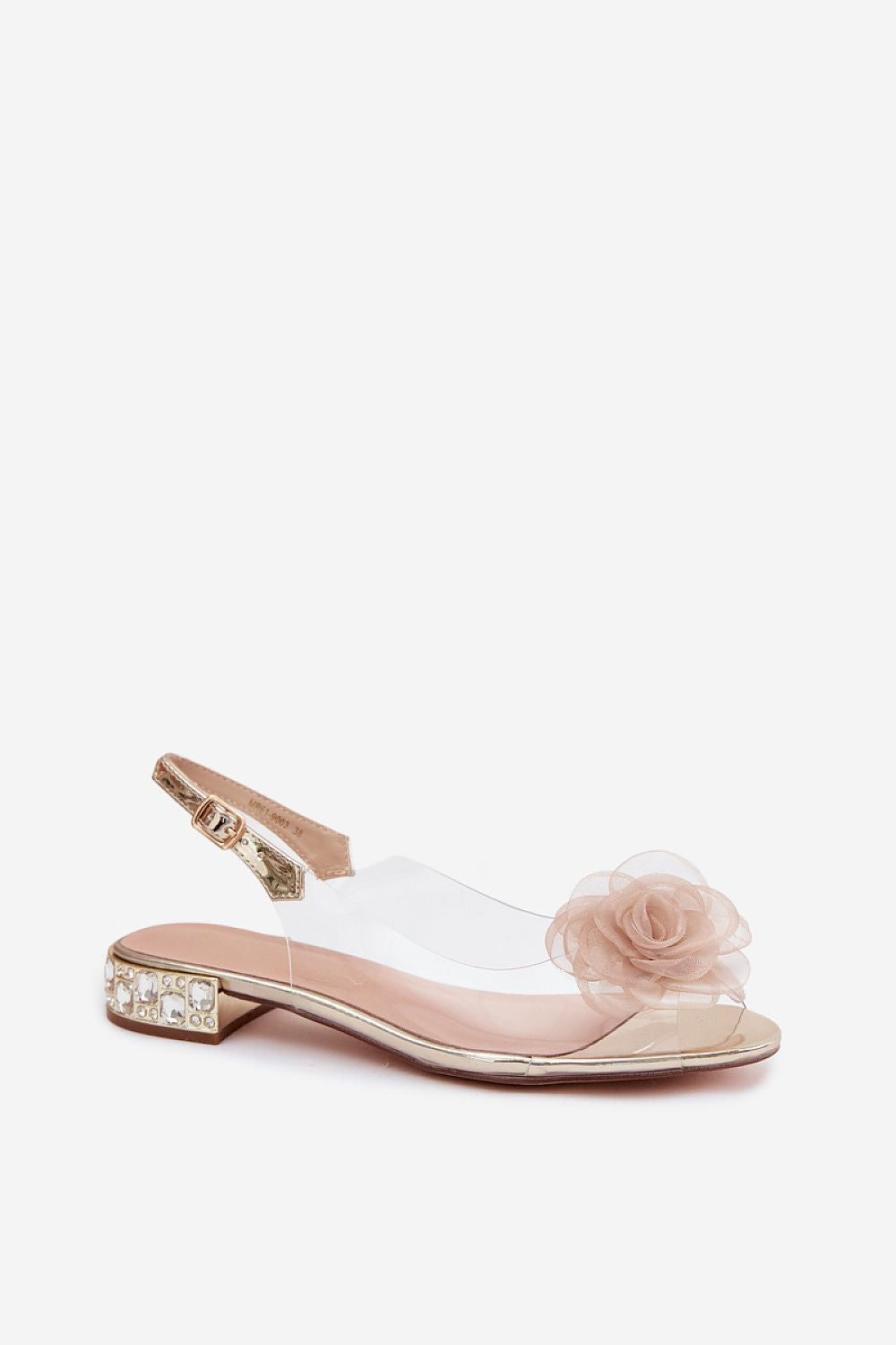 Women’s Floral Slingback Flat Sandals-Women's Sandals-LeStyleParfait