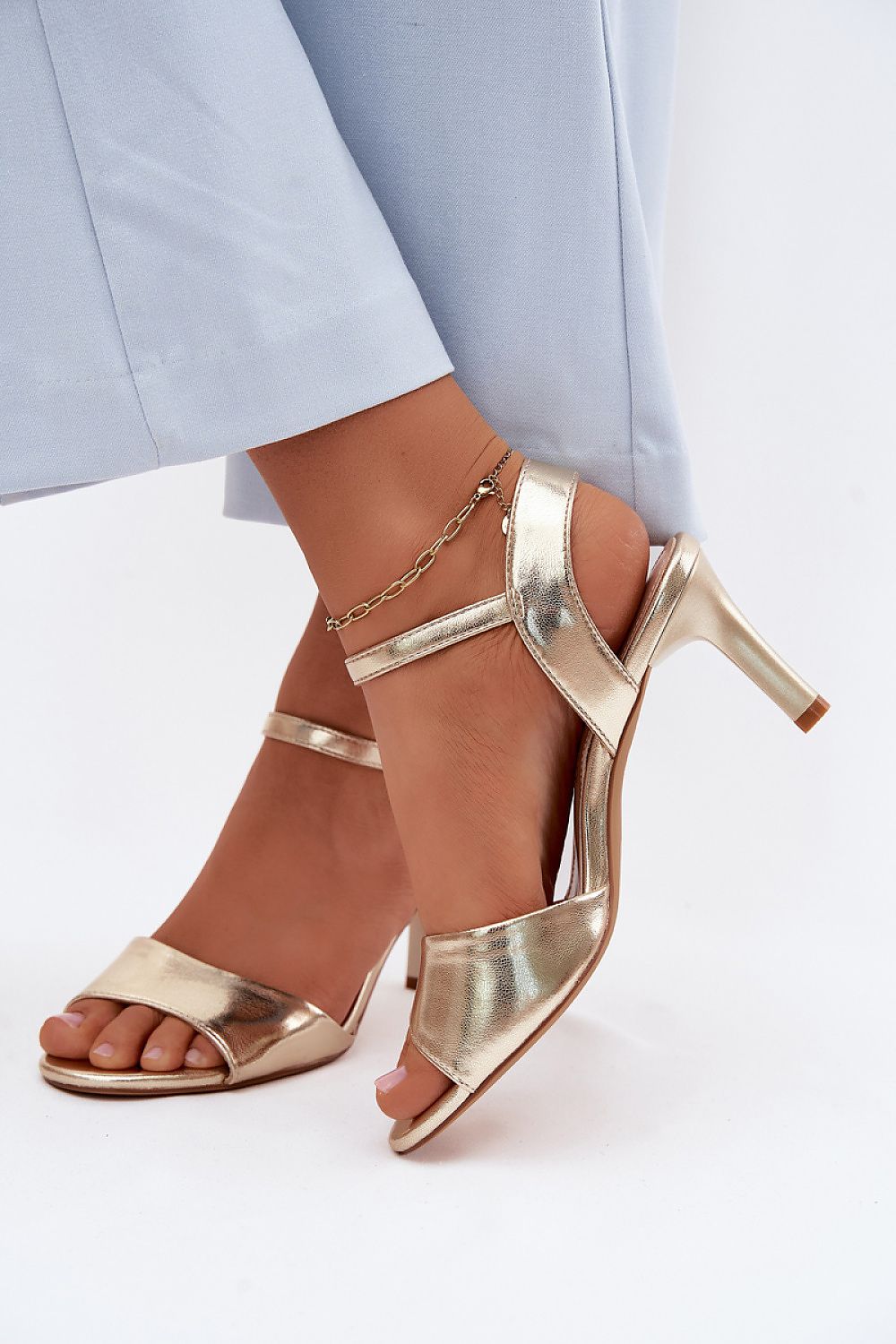 Women’s High Heel Buckle Sandals-Women's Sandals-LeStyleParfait