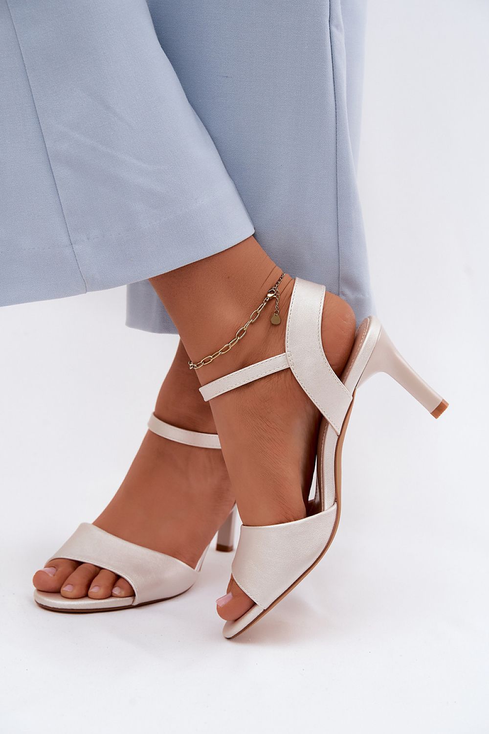 Women’s High Heel Buckle Sandals-Women's Sandals-LeStyleParfait
