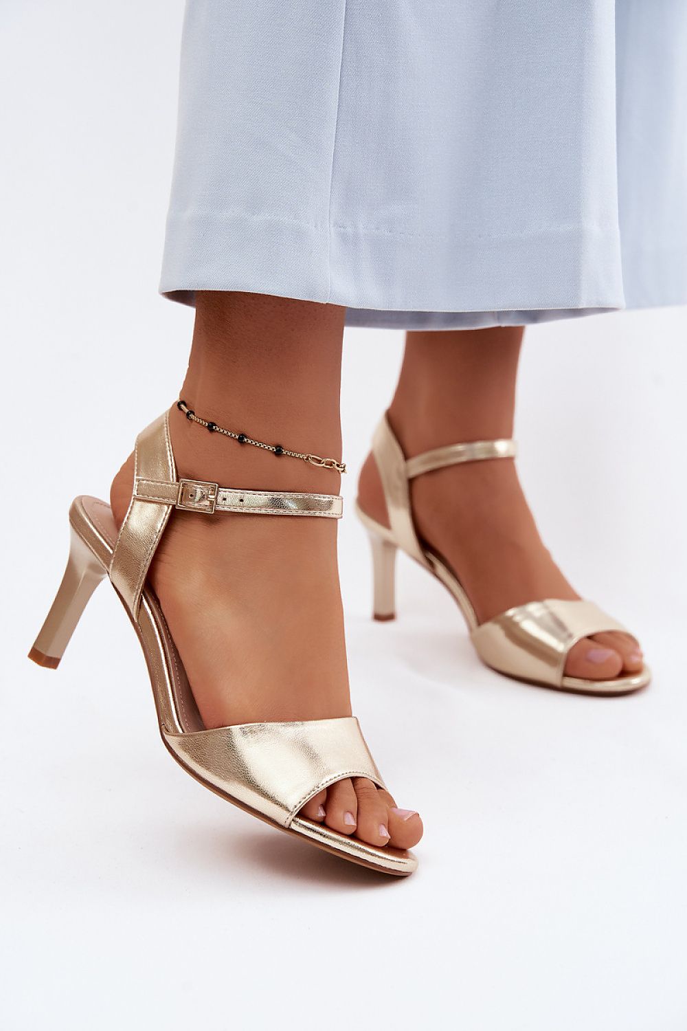 Women’s High Heel Buckle Sandals-Women's Sandals-LeStyleParfait