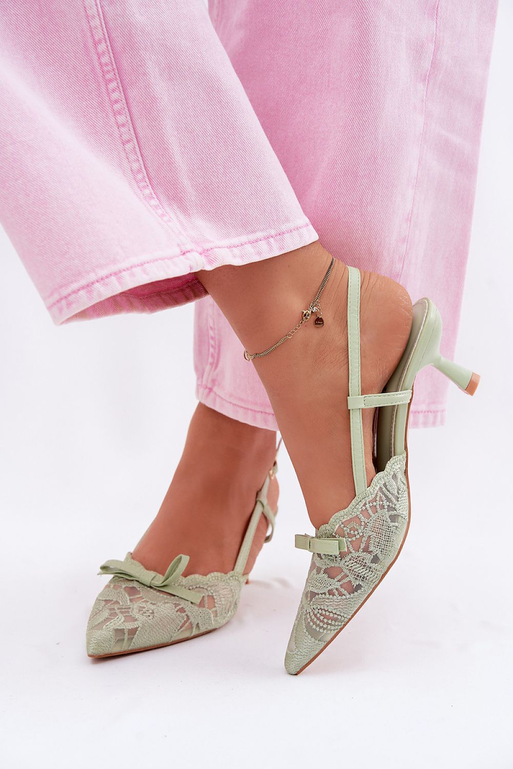 Women’s Kitten Heel Ankle Strap Sandals-Women's Sandals-LeStyleParfait