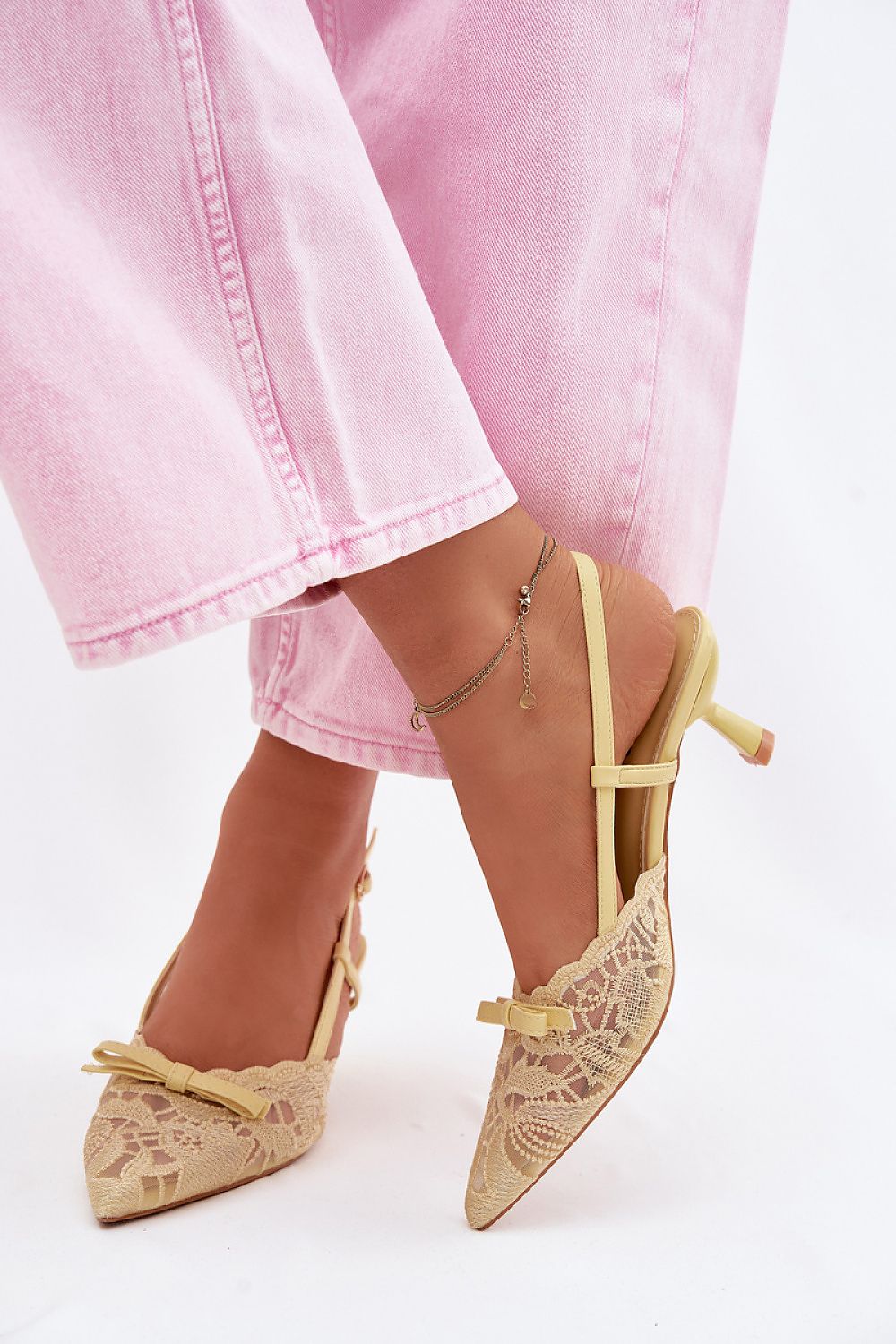 Women’s Kitten Heel Ankle Strap Sandals-Women's Sandals-LeStyleParfait