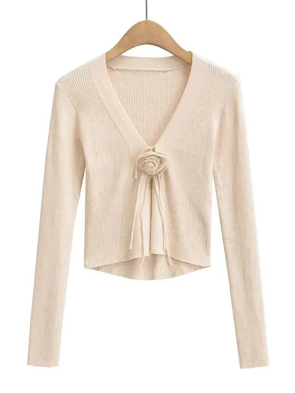 Women’s Lightweight V-Neck Cardigan Sweater – All-Season Knit