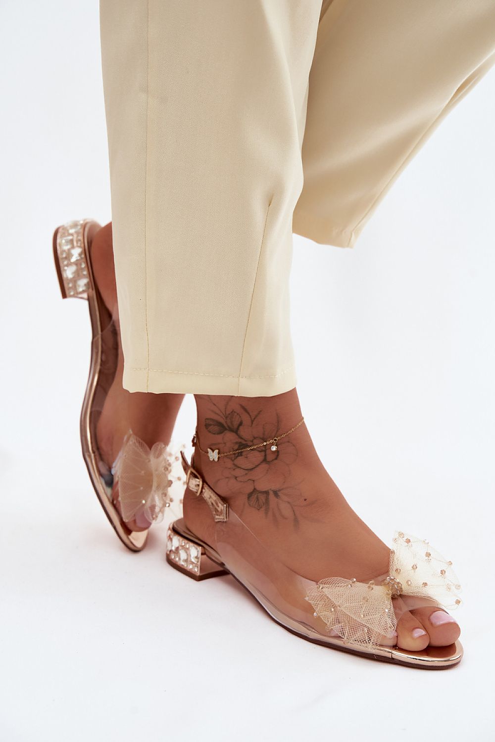 Women’s Low Block Heel Sandals-Women's Sandals-LeStyleParfait