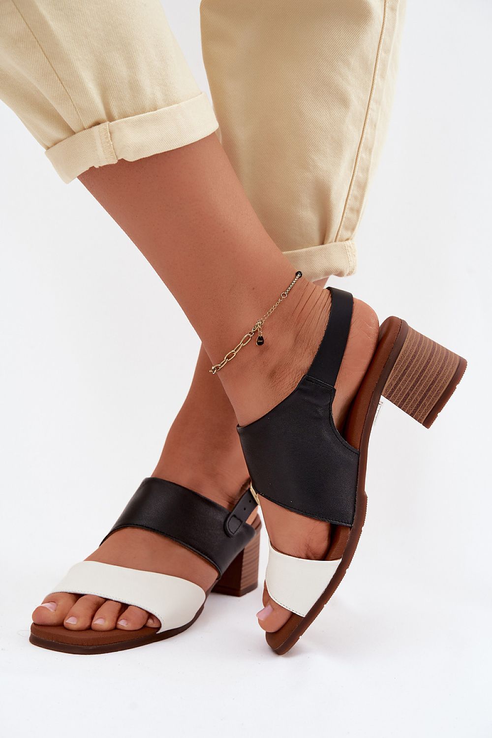 Women’s Office Block Heel Sandals-Women's Sandals-LeStyleParfait