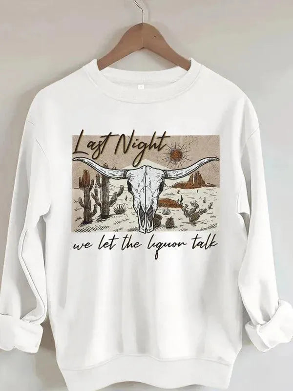 Women's Oversized Graphic Sweatshirt-Women Sweatshirt-LeStyleParfait