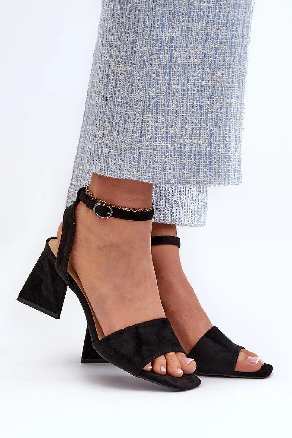 Women’s Party Block Heel Sandals-Women's Sandals-LeStyleParfait