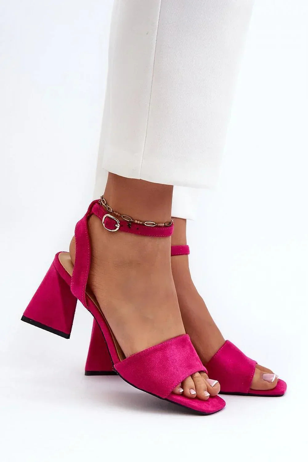 Women’s Party Block Heel Sandals-Women's Sandals-LeStyleParfait