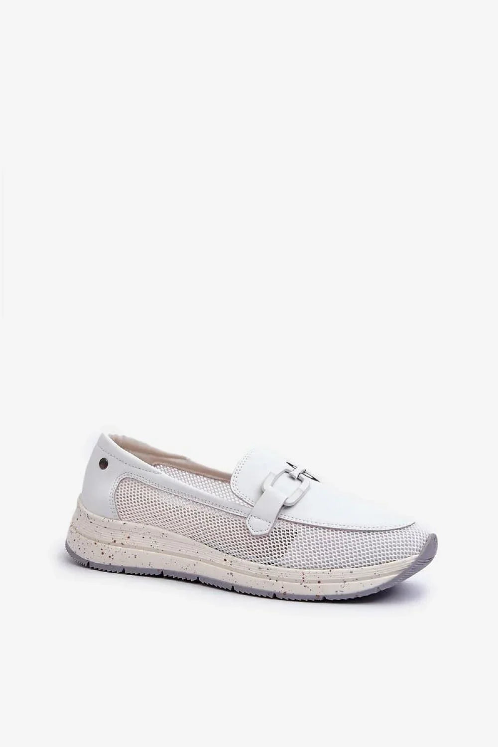 Women’s Perforated Horsebit Platform Moccasin Loafers