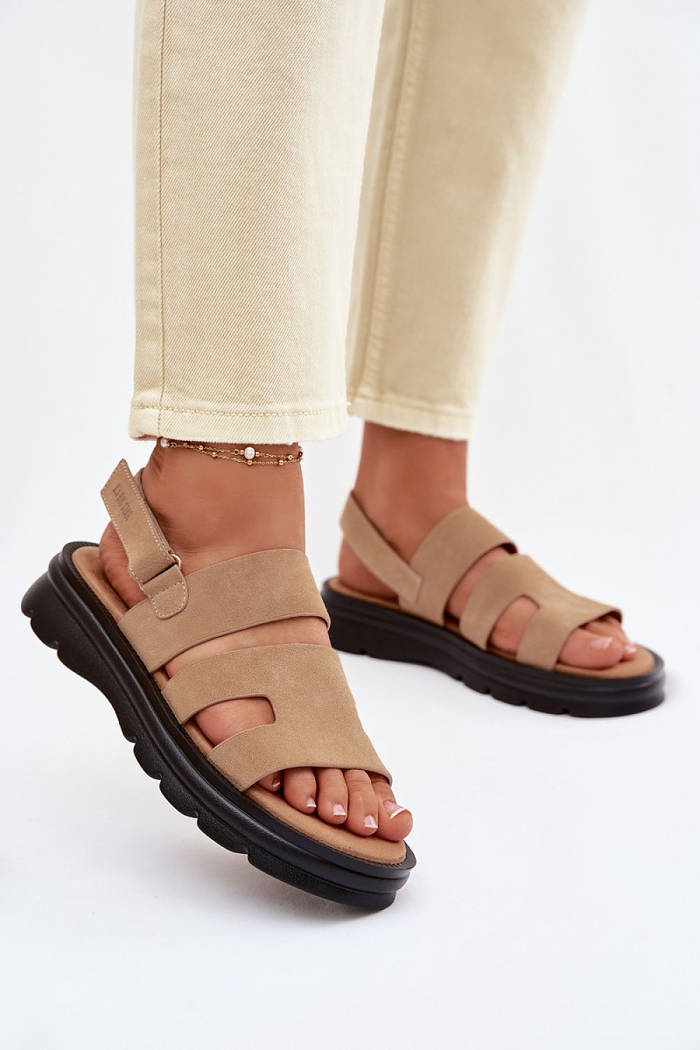 Women’s Platform Flat Buckle Sandals-Women's Sandals-LeStyleParfait