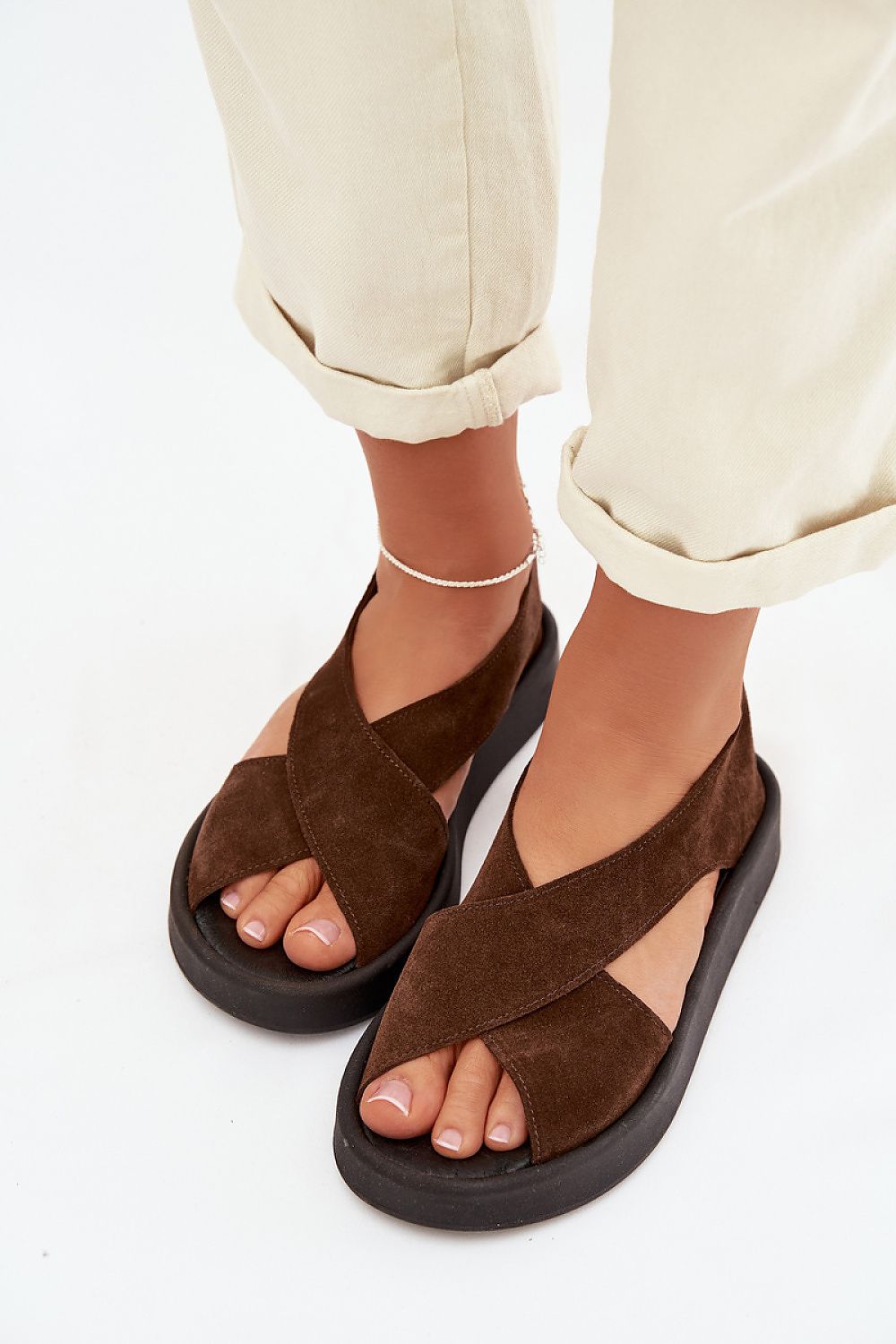 Women’s Platform Flat Sandals-Women's Sandals-LeStyleParfait