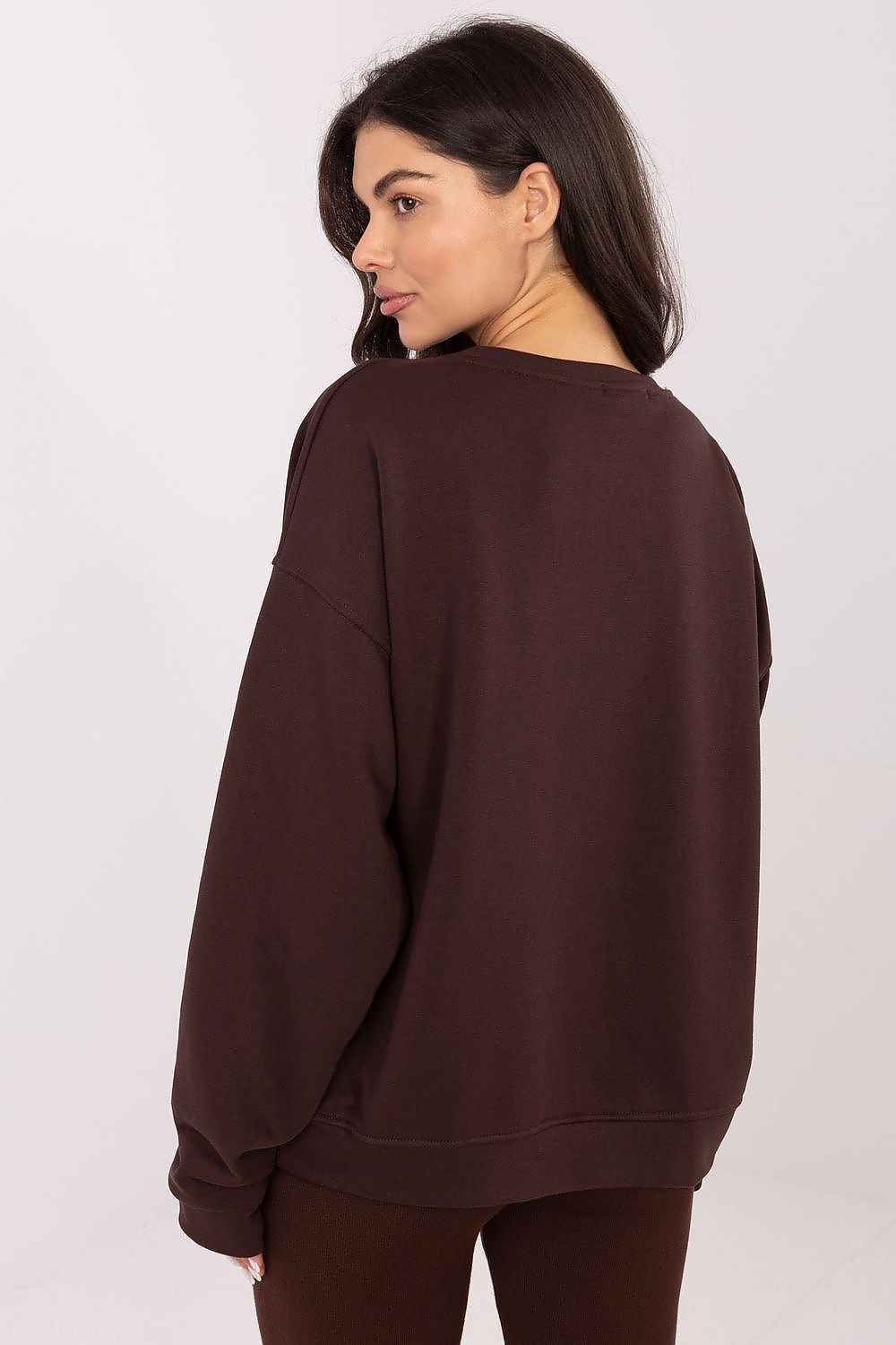 Women's Printed Regular Sweatshirt — Beige-Women Sweatshirt-LeStyleParfait