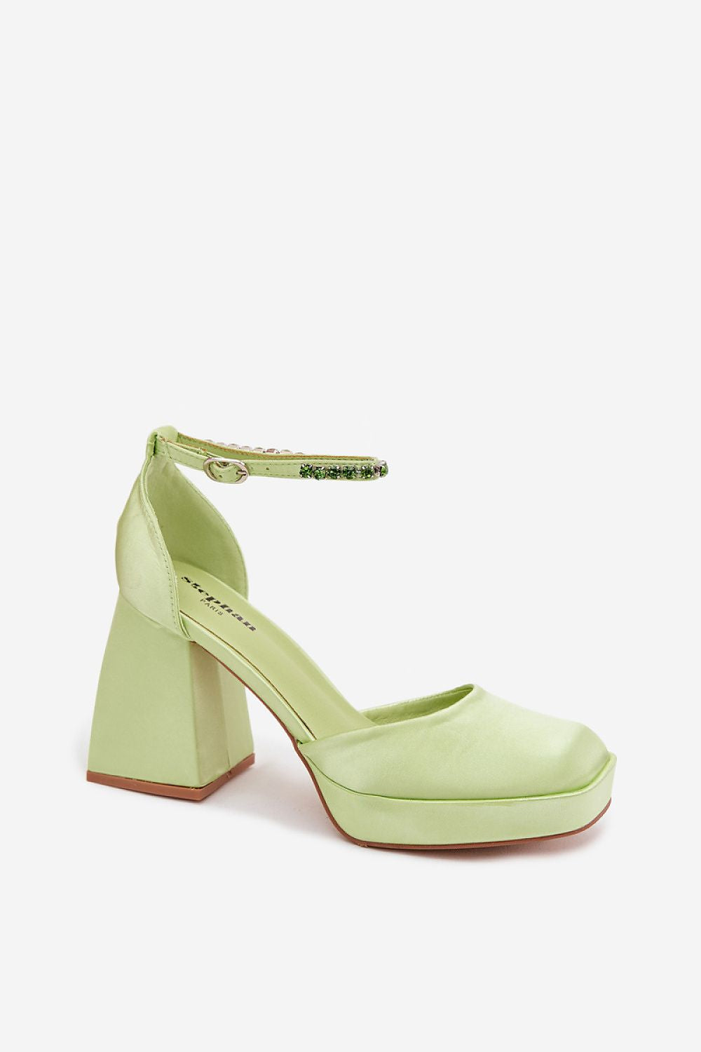 Women’s Satin Ankle Strap Sandals-Women's Sandals-LeStyleParfait