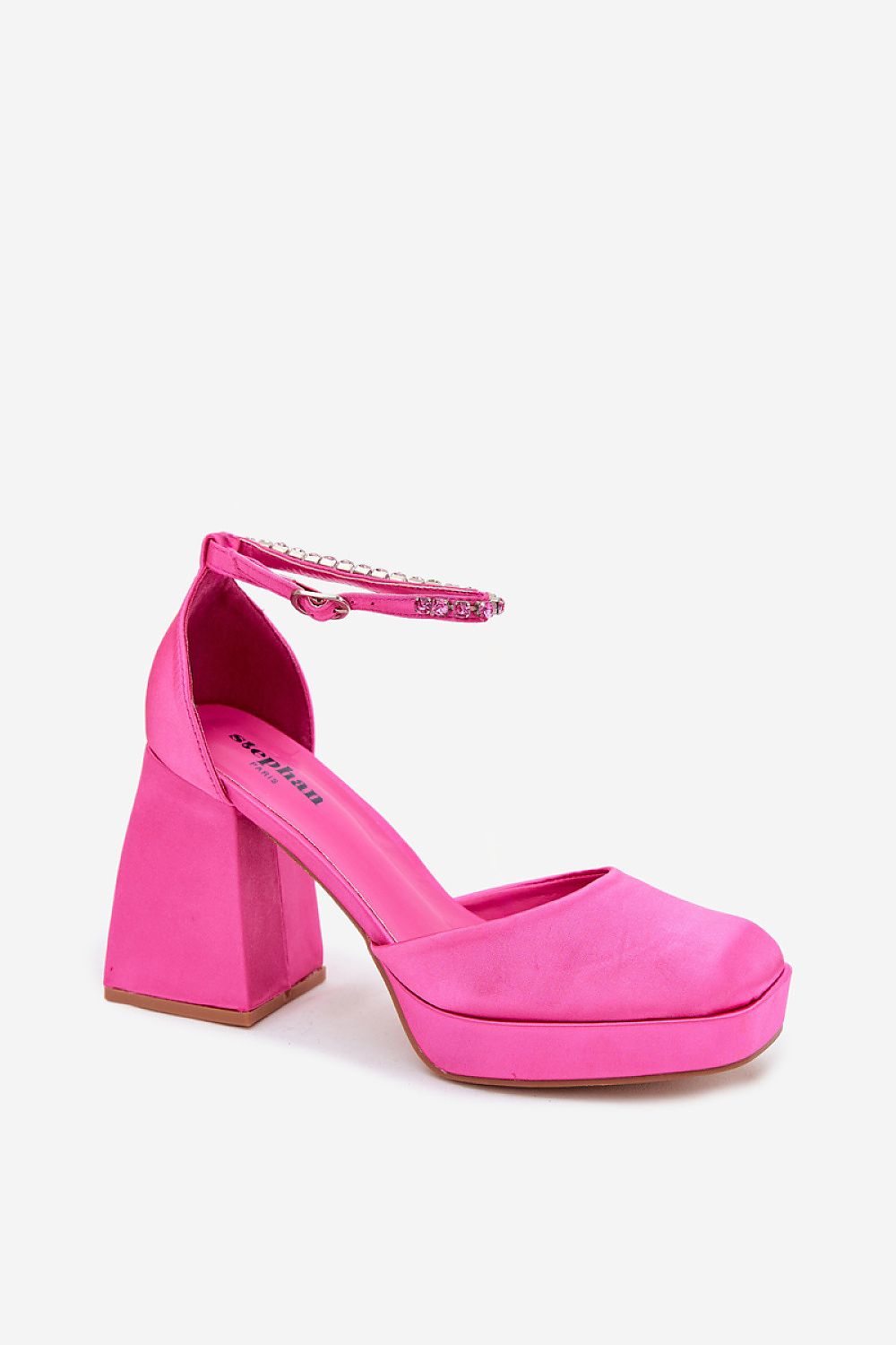 Women’s Satin Ankle Strap Sandals-Women's Sandals-LeStyleParfait
