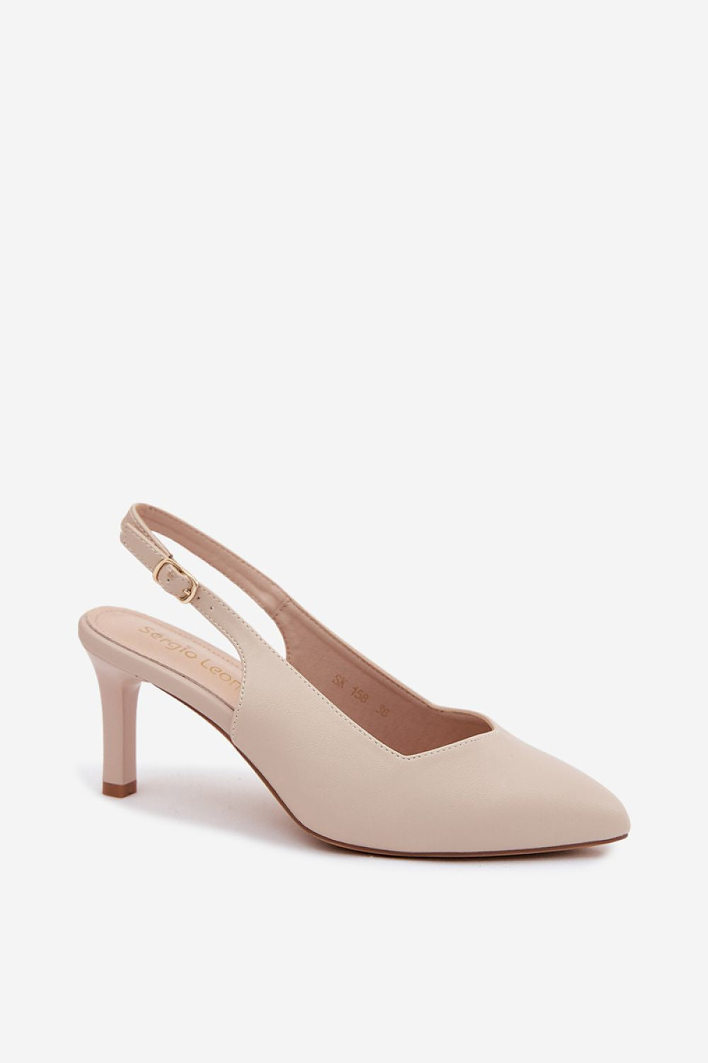 Women’s Slim Heel Buckle Sandals-Women's Sandals-LeStyleParfait