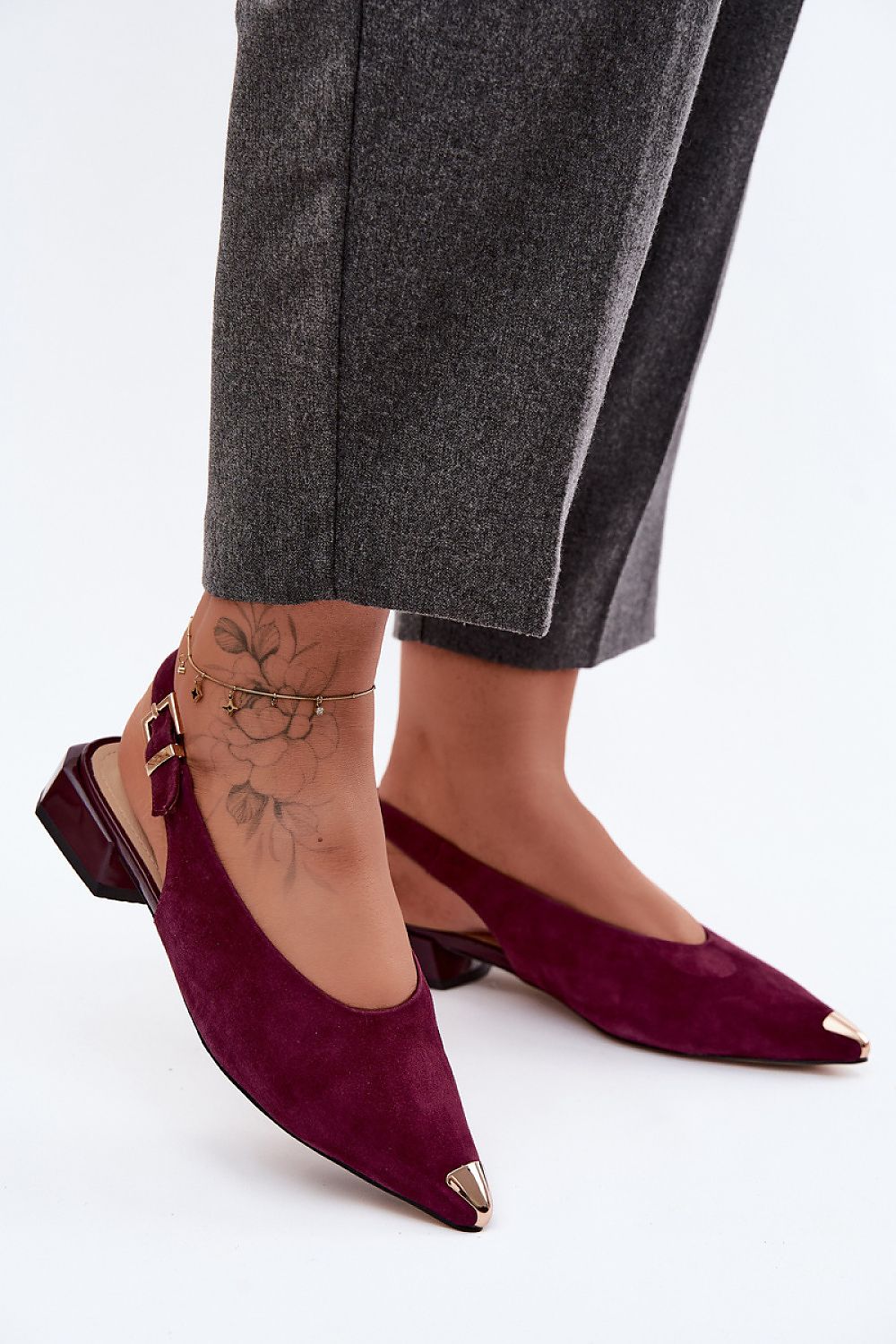 Women’s Slingback Block Heel Sandals-Women's Sandals-LeStyleParfait